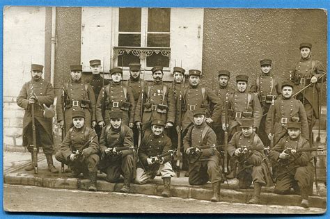 Cpa Photo Soldats Du R Giment D Infanterie Coloniale Guerre