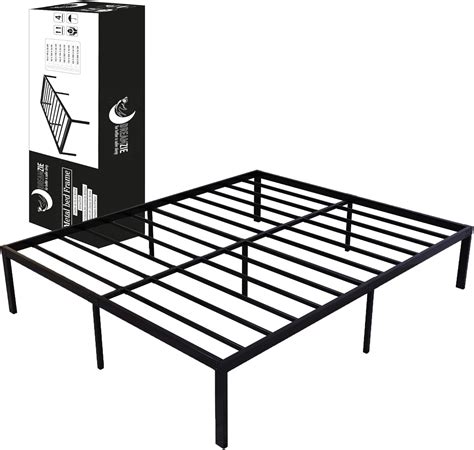 Dreamzie Metal Bed Frame 150x200 X 36 Cm King Size Metal Base For Bed For Double Beds Or