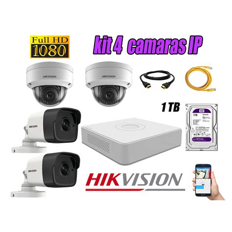 Ripley Kit C Mara Seguridad Hikvision Ri I Kt Ip Ip Poe