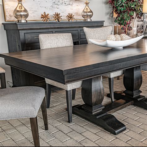 Double Pedestal Dining Table - Joshua Creek Trading Furniture