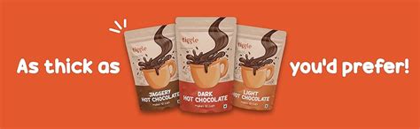 Tiggle Dark Hot Chocolate Powder Mix 10 Cups Pack Farm Fresh From Tamil Nadu Thick