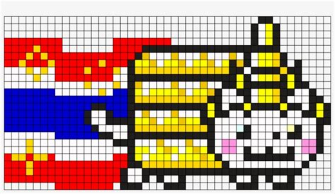 Thailand Nyan Cat Perler Bead Pattern Bead Sprites Perler Beads Sexiz Pix