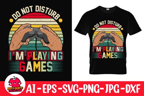 Gaming Vintage Retro T-Shirt Design Graphic by besttshirtscollection · Creative Fabrica