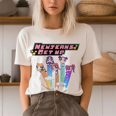 NewJeans Album Get Up Powerpuff Girls Image T Shirt