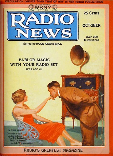 Radio News October 1925 Radio Old Time Radio Vintage Radio