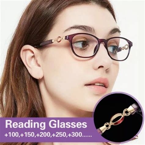 Fg New 3 In 1 Progressive Multifocal Reading Glasses Women Anti Blue Eyeglasses Ebay