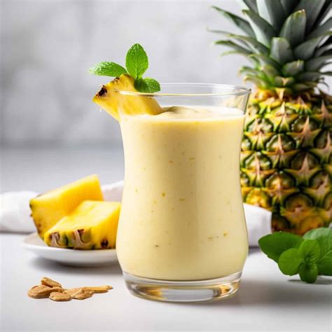 Pineapple Banana Smoothie With Coconut Milk Bake With Sweetspot