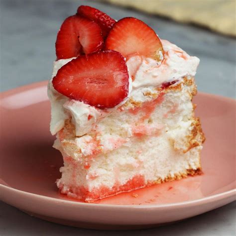 Strawberry Shortcake Angel Food Cake