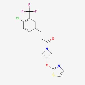 Chloro Trifluoromethyl Phenyl Thiazol Yloxy Azetidin