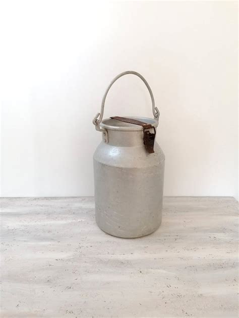 Vintage Aluminium Milk Pot Aluminum Milk Container L Etsy