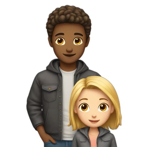 Boy with girl Emoji | Create & Combine New Emojis