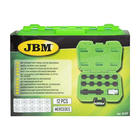 Set Extractor Tornillos De Seguridad Mercedes Jbm