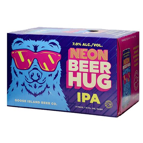 Goose Island Neon Beer Hug Ipa 6pk Cans