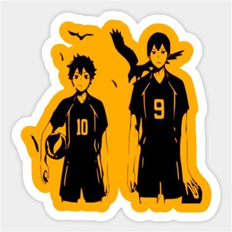 Haikyuu Hinata And Kageyama Haikyuu Sticker TeePublic