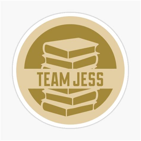 Teamjess Sticker For Sale By Abbykanary Redbubble