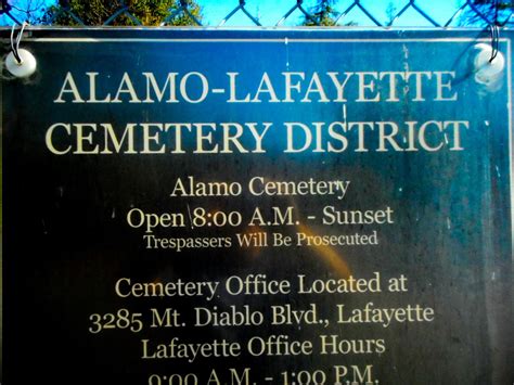 Alamo Cemetery in Alamo, California - Find a Grave Cemetery