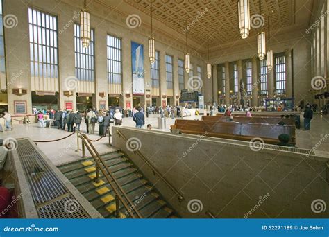 Interior View of 30th Street Station, a National Register of Historic ...