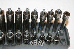 Matco Tools 1 4 Drive 27 Piece Metric 6 Point Deep Chrome Socket Set Usa