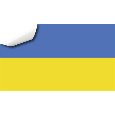 Ukraine Flag Bumper Sticker Flag For Vehicles