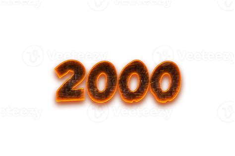 Subscribers Celebration Greeting Number With Coal Design Png