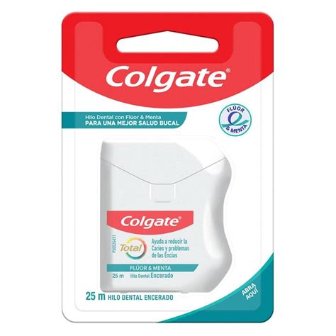 Colgate Hilo Dental Total Fluor Y Menta M Argensend