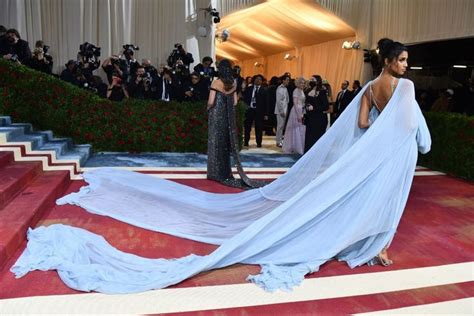 Imaan Hammam At The Met Gala Met Gala Gala Gown White Tie Dress