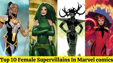 Top 10 Female Supervillains In Marvel Comics Gobookmart