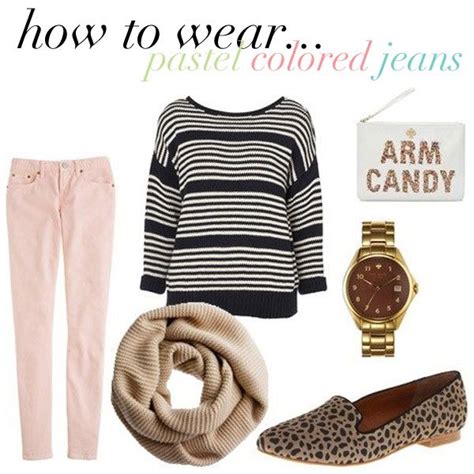 How To Wear Pastel Colored Jeans Winter Fashion Looks Cold