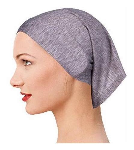 Under Scarf Hijab Tube Cap With Brim Bonnet Hijab Bone Chemo Cuotas