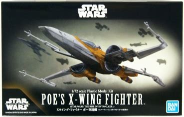 Poe S X Wing Fighter Modellbausatz Von Bandai Star Wars Episode