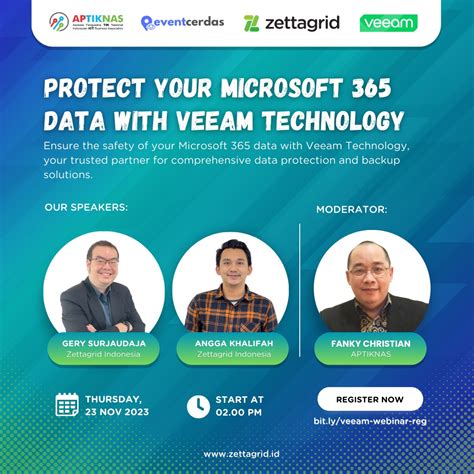 Protect Your Microsoft 365 Data With Veeam Technology Eventcerdas