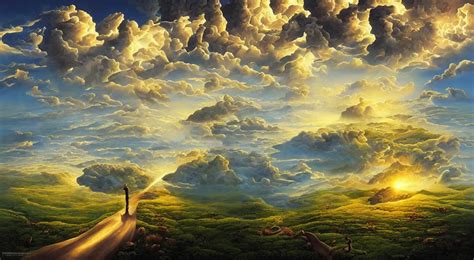 Heaven By Vladimir Kush Stable Diffusion