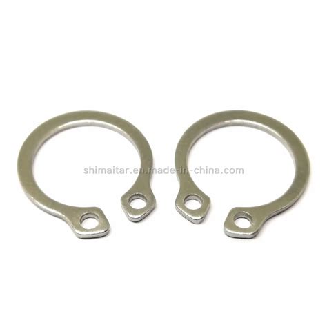 DIN741 Stainless Steel External Retaining Rings For Shafts Circlips