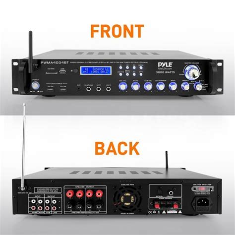 Pyle Pwma4004bt Home And Office Amplifiers Receivers Sound And Recording Amplifiers