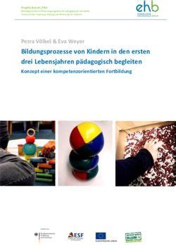 Bildungsprozesse Von Kindern In Den Ersten Drei Lebensjahren