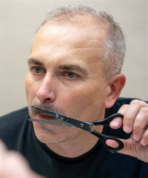 How Trim A Mustache Perfectly With Scissors Trimmer Or Clipper