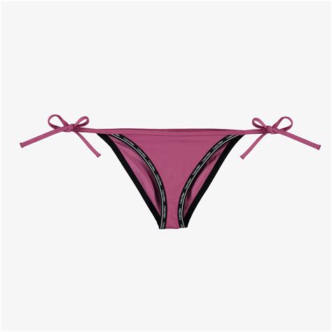 Calvin Klein String Side Tie Kad N Mor Bikini Alt Kadin Mayo Bikini