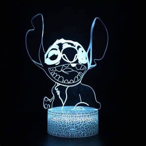 Lilo Stitch Veilleuse D Lilo Stitch Lampe Changeante De