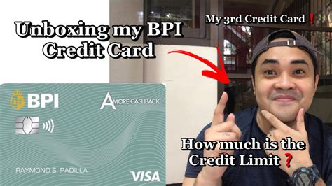 Unboxing My Bpi Amore Cashback Credit Card Jaden Yael Youtube