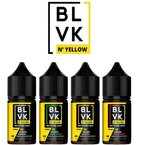 L Quido Blvk Yellow Nic Salt Cigarro Eletr Nico Pre O Cigarro