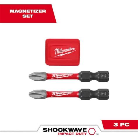 Milwaukee Shockwave Impact Duty Alloy Steel Magnetic Attachment And Ph2