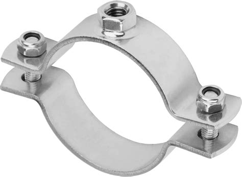 10 Pcs 2 Pipe Clamp Split Ring Pipe Hanger Stainless Steel 304