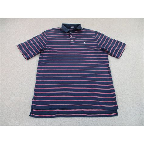 Polo Ralph Lauren Ralph Lauren Polo Shirt Adult Medium Blue Red Golfing Golf Rugby Preppy Men A4