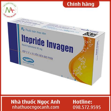 Thuốc Itopride Invagen 50mg là thuốc gì, giá bao nhiêu, mua ở đâu