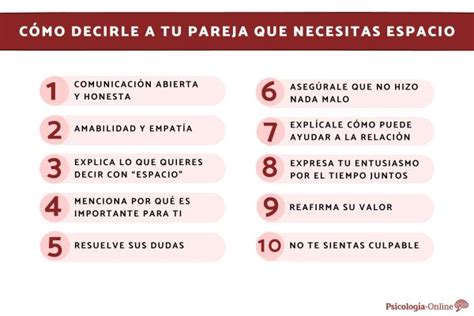 Cómo decirle a tu pareja que necesitas espacio 10 consejos