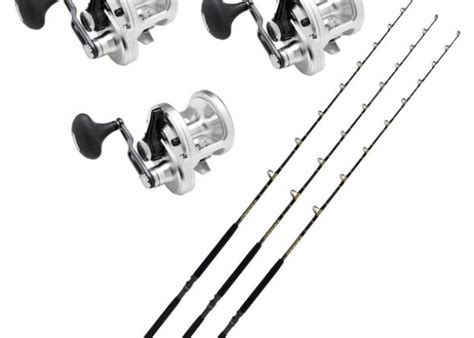3 Shimano Talica 20bfc With 3 Kc 20 40 7ft Composite Chaos Gold Combo