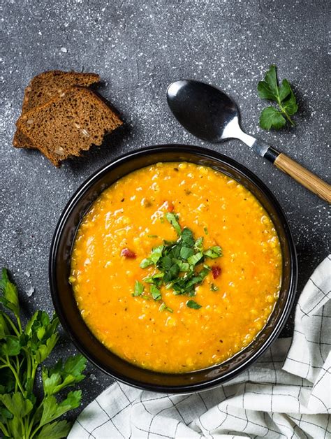 Golden Lentil With Madras Curry Soup Recipe Besto Blog