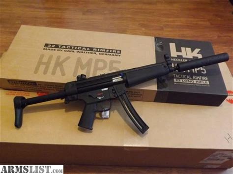 Armslist For Sale Ar15 Handk Hk Mp5 A5 22lr Heckler And Koch Walther 25rd