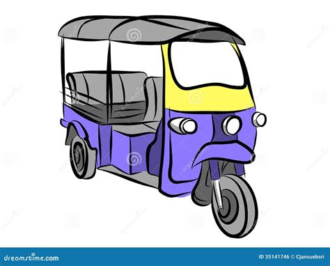 Tuk Tuk photo stock. Image du transport, bangkok, asie - 35141746