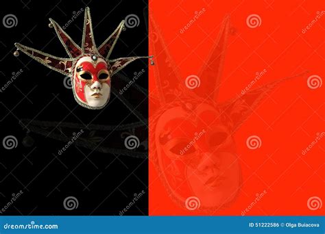 Venetian Black Mask Stock Image 36587947